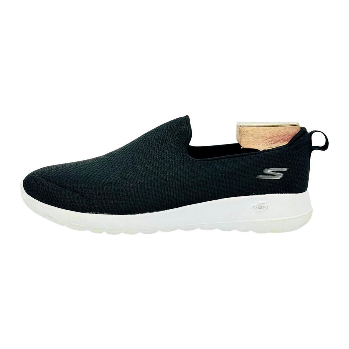 Skechers GOwalk Joy 'Black White' Shoes (Size 44.5) - 16928-BKW