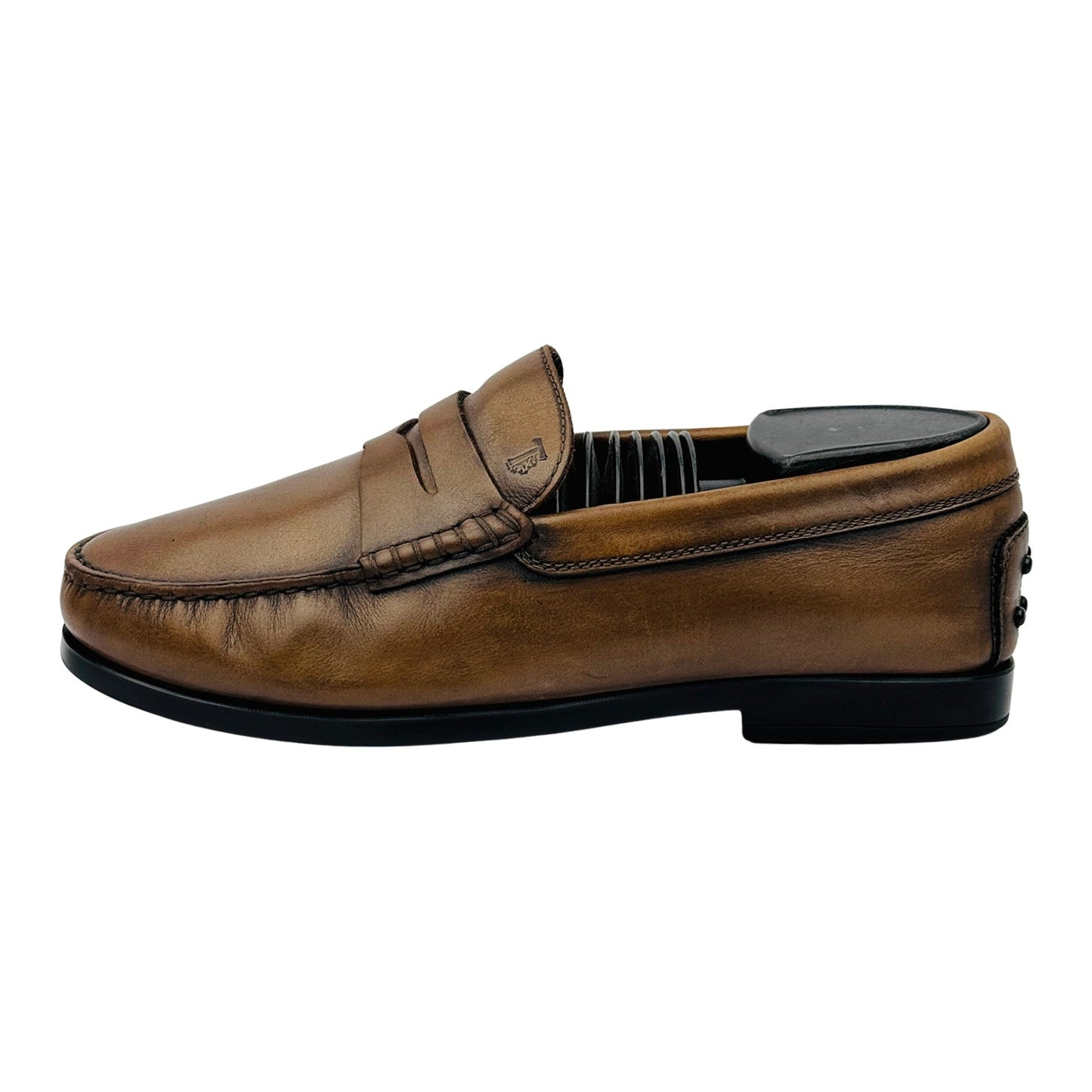 Tod's Gommino Brown Leather Penny Loafers (Size 40/40.5)