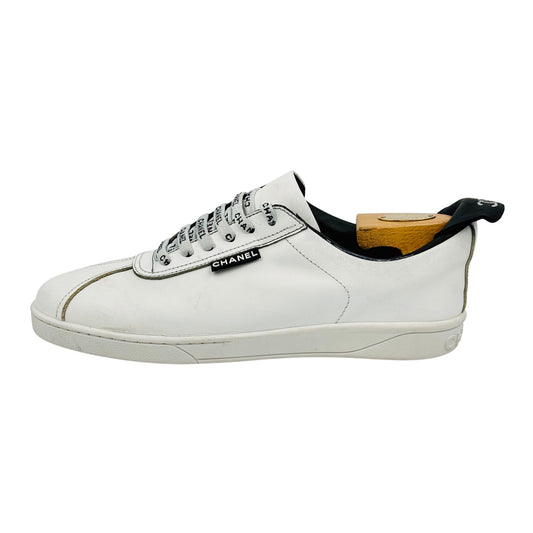 Chanel Men's Monogram Shoelace Sneakers (Size 43/43.5)