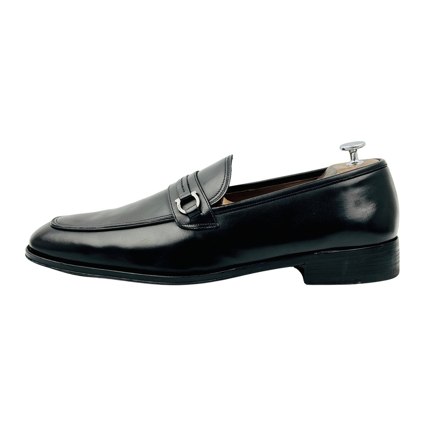 Salvatore Ferragamo Gancini Bit Strap Loafers (Size 46/46.5)