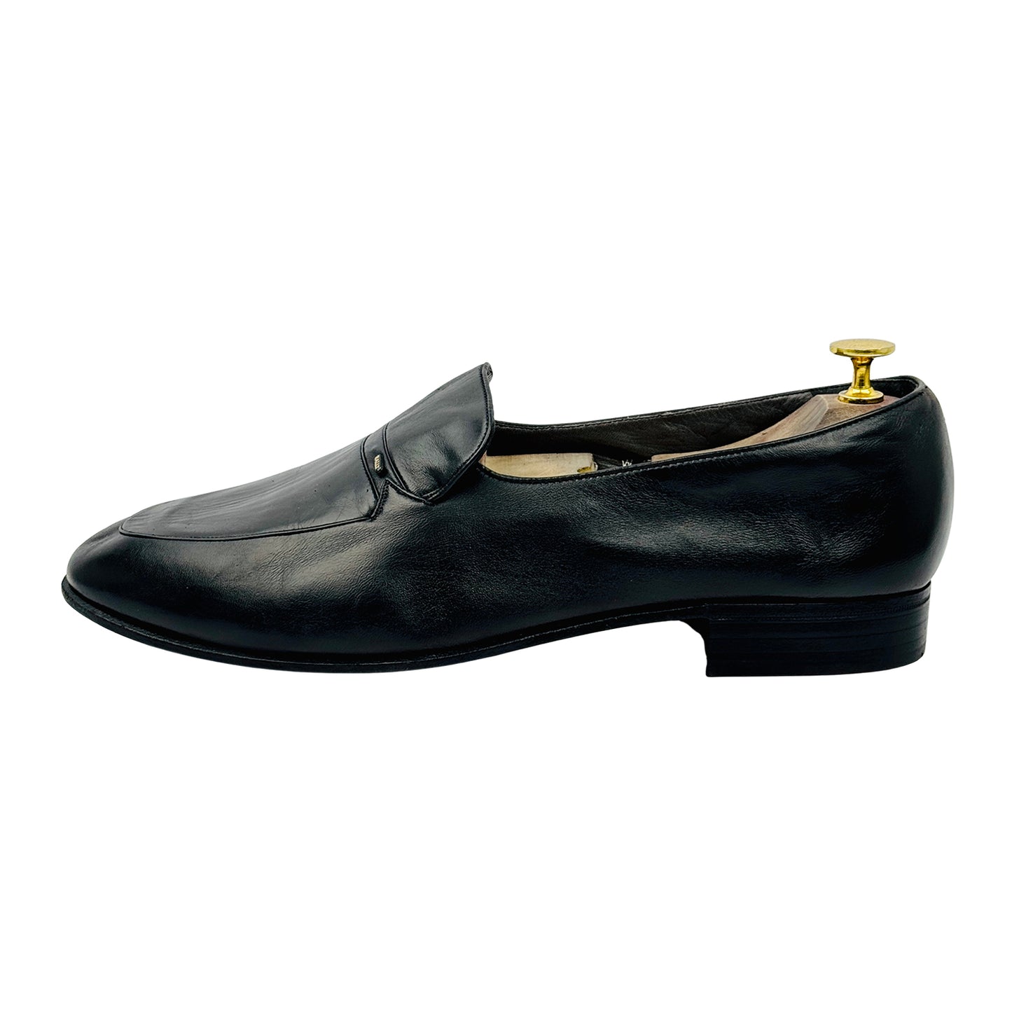 Bally Men's Oliver Black Penny Vintage Loafers (Size 43.5/44)