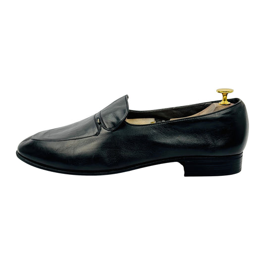 Bally Men's Oliver Black Penny Vintage Loafers (Size 43.5/44)