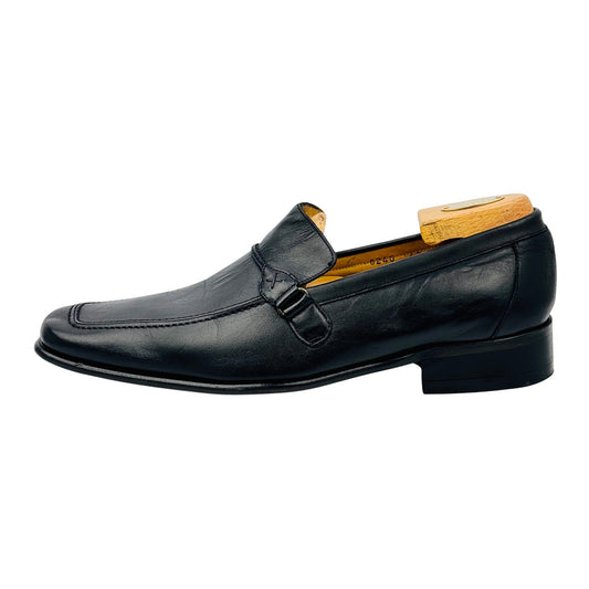 Dario Dodoni Men's Monk Strap Leather Loafers (Size 42.5/43)