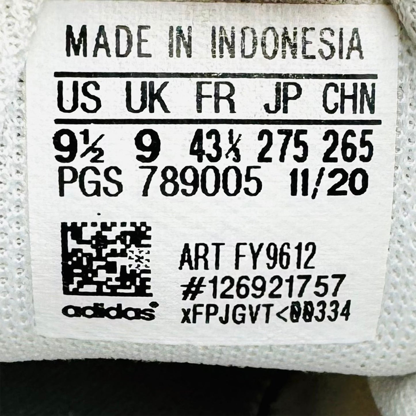 Adidas Men's Runfalcon 2.0 Shoes (Size 43.5) - FY9612