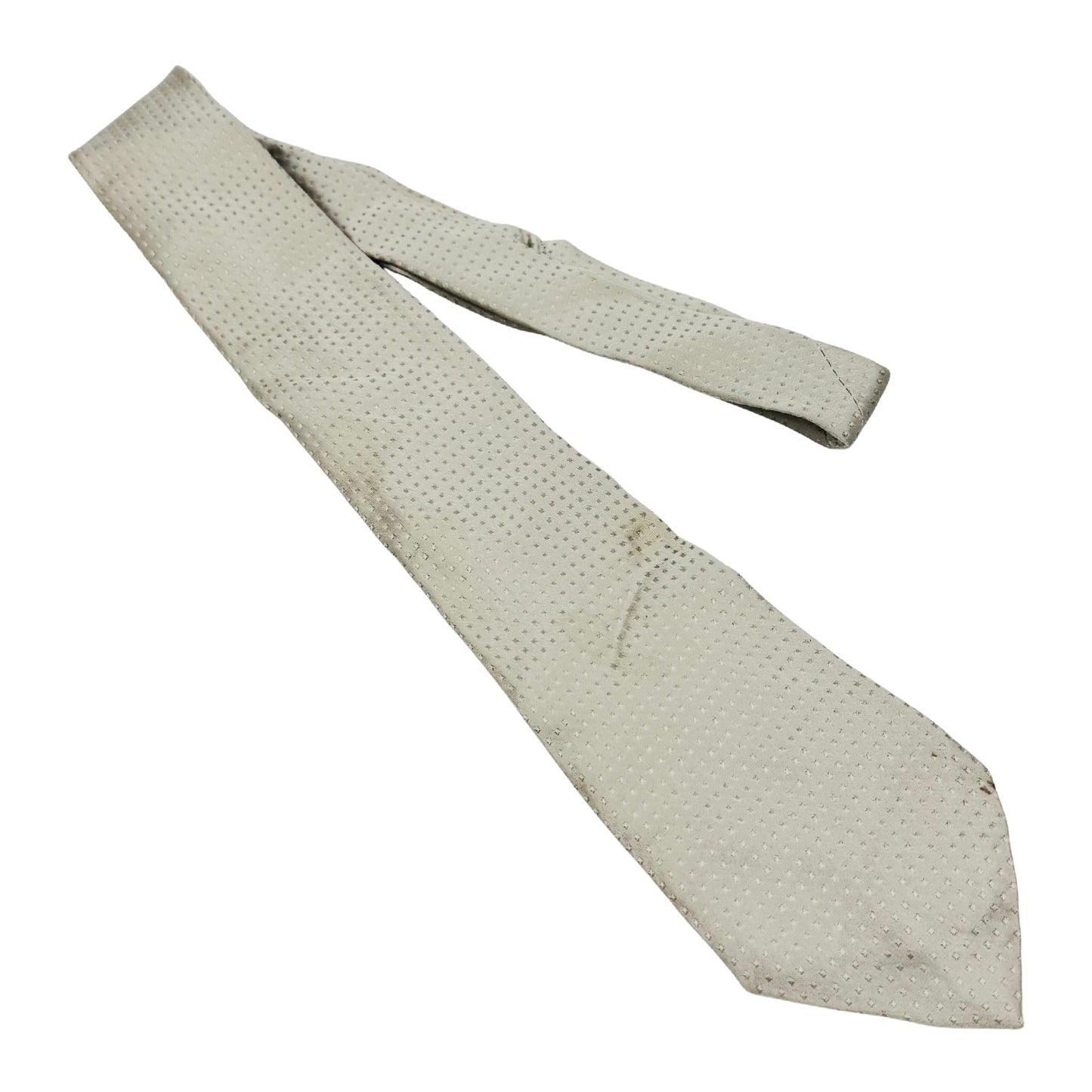 Giorgio Armani Light Grey 'Jacquard Texture' Tie (Size Regular)