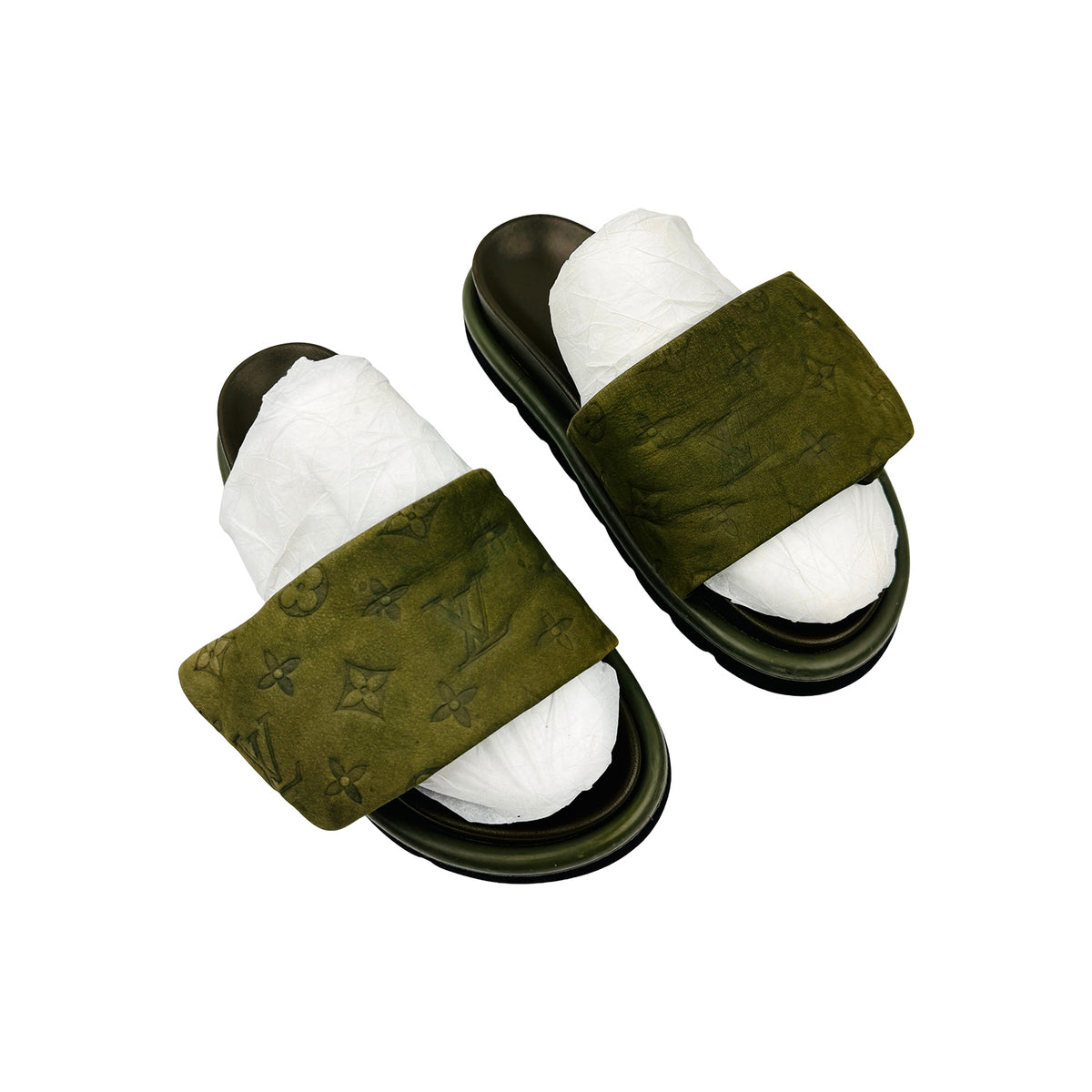 Louis Vuitton Pool Pillow Flat Comfort Mules (Size 38)