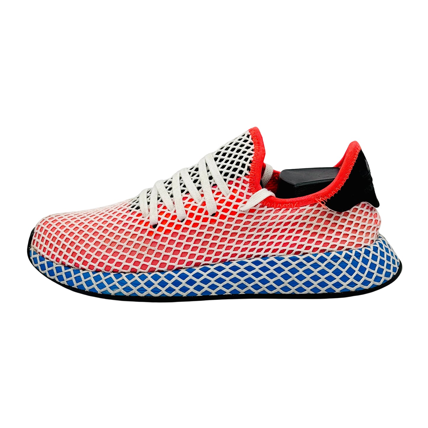 Adidas Deerupt Runner Red Blue Sneakers (Size 41/41.5) - AC8466