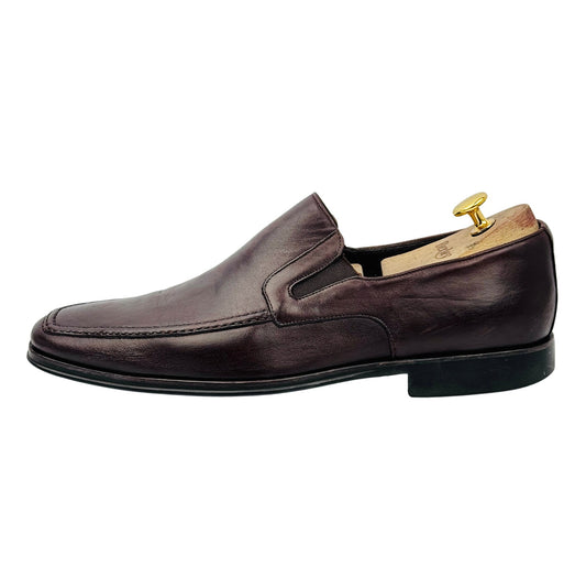 Bruno Magli Raging Dark Brown Loafers (Size 44.5/45)