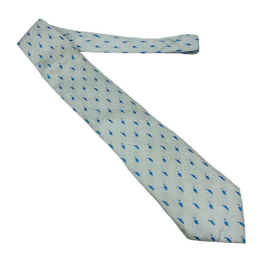 Canali Light Blue 'Diamond Pattern' Tie (Size Regular)
