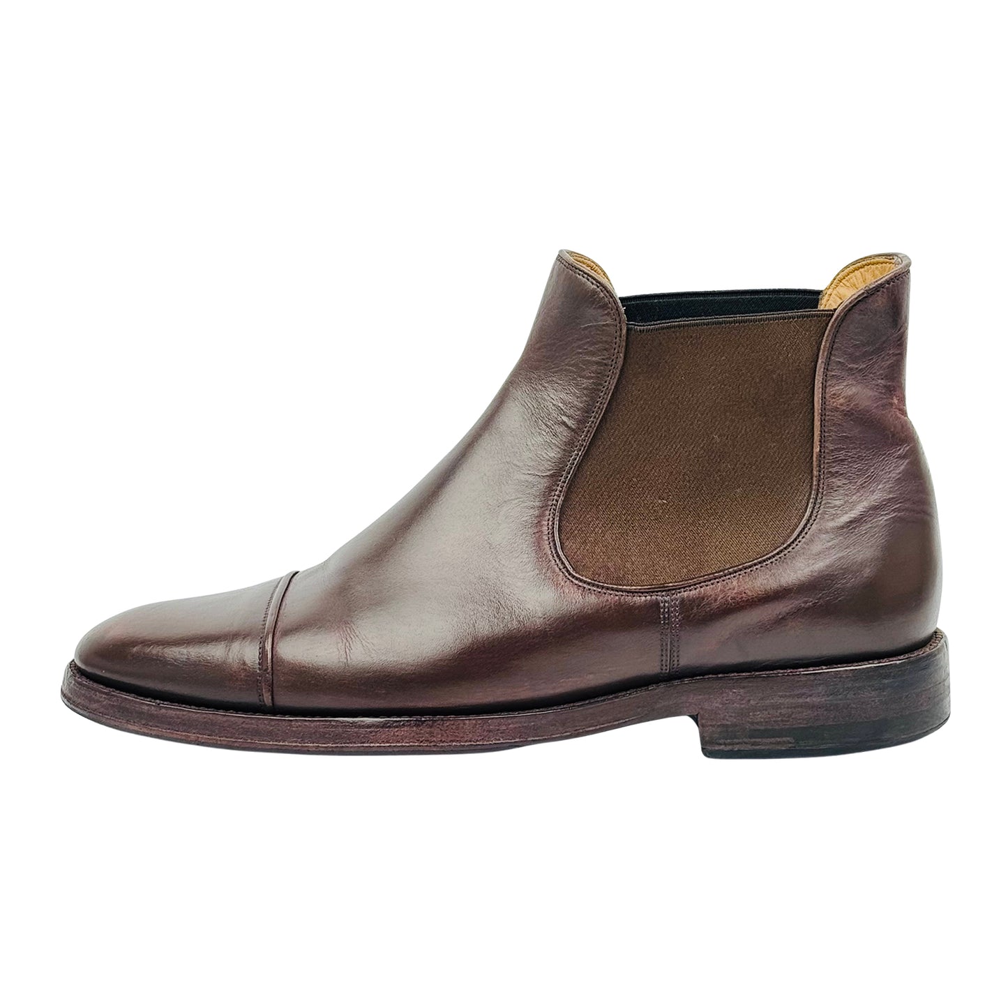 Bally Men's Brown Leather Chelsea Boots (Size 42.5)