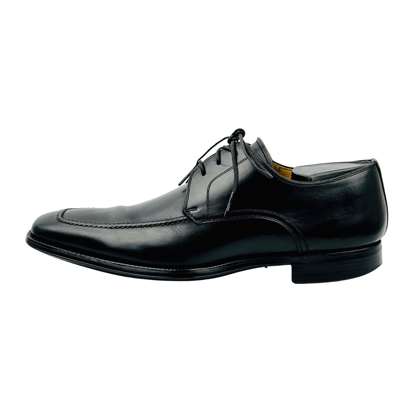 Magnanni Men's Pardo Black Derby Shoes (Size 41) - 13723