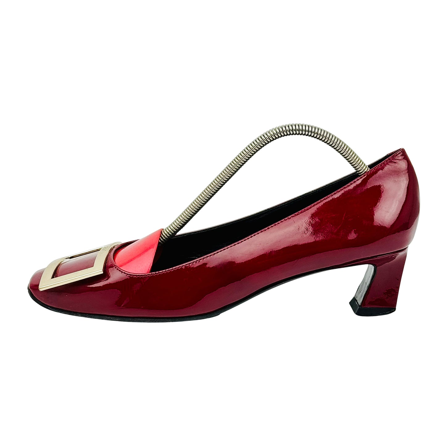 Roger Vivier Burgundy Trompette Pumps (Size 37/37.5)
