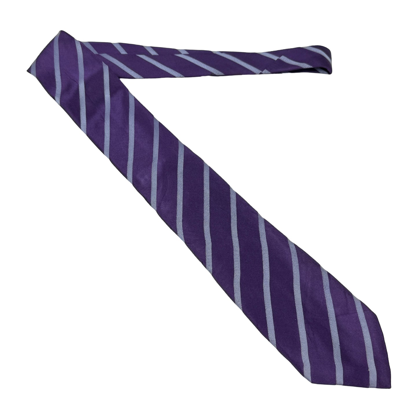 Thomas Pink Purple 'Diagonal Stripes' Tie (Size Regular)