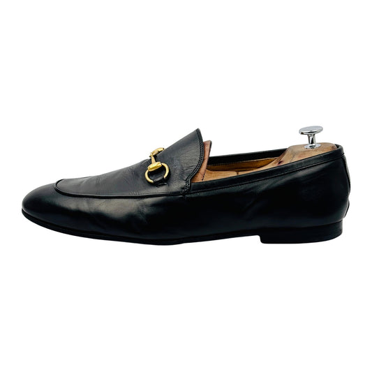 Gucci Men's Horsebit Black Leather Loafers (Size 44.5/45)
