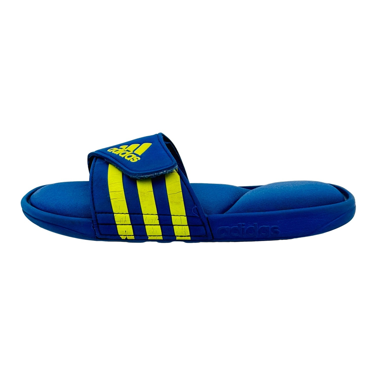 Image of Adidas Adissage Blue Slippers (Size 37) - B27954