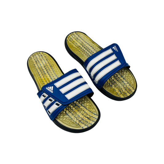 Adidas Men's Calissage 'Sunshine Navy' Slides (Size 44/45)