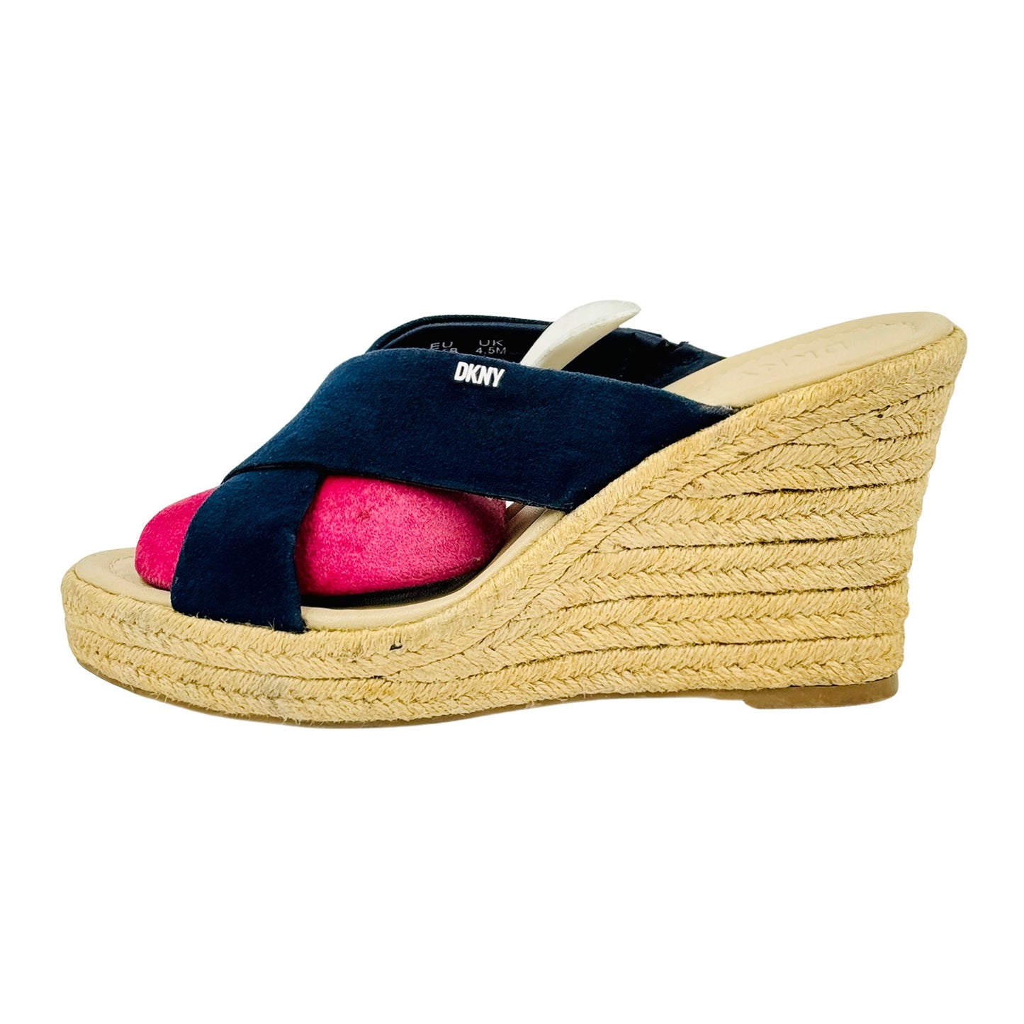 DKNY Maryn Crossband Espadrille Wedge Heels (Size 37.5) - K2432696