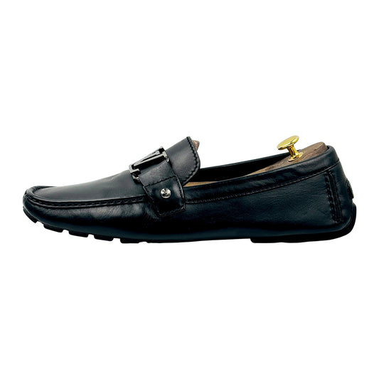 Louis Vuitton Monte Carlo Black Leather Driving Loafers (Size 43/43.5)