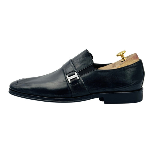 Bruno Magli Pivetto Leather Black Loafers (Size 42/42.5)