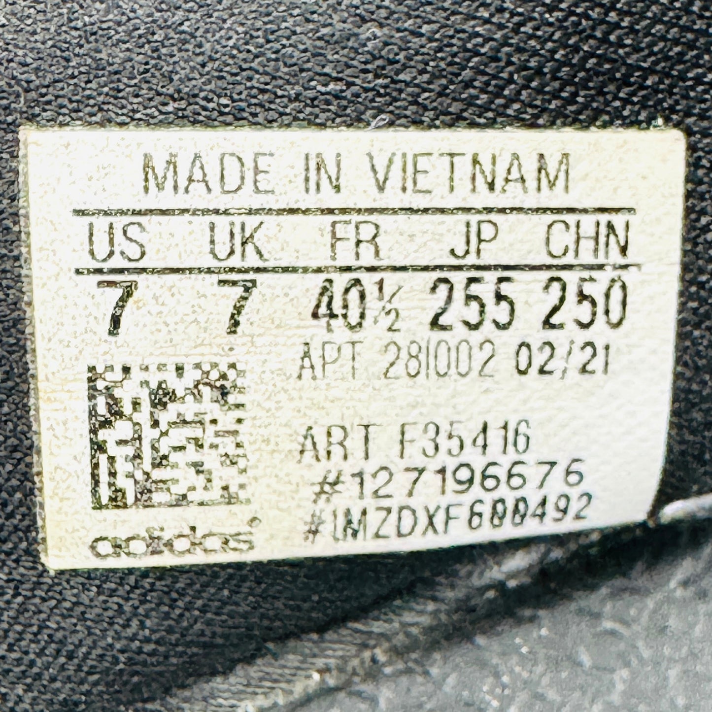 Adidas Adilette 'Black White' Sandals (Size 40.5) - F35416