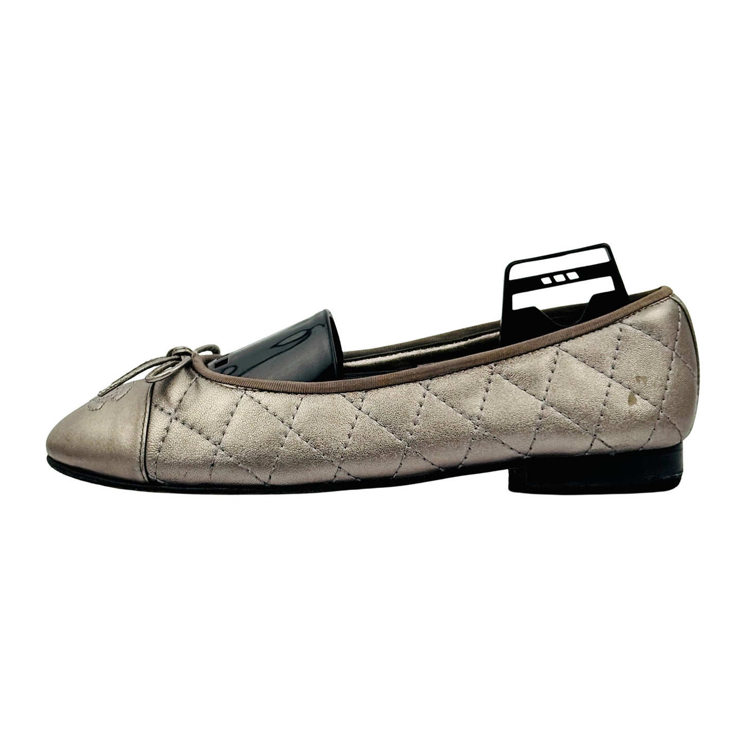 Chanel Quilted Ballet Flats (Size 37) - G028199