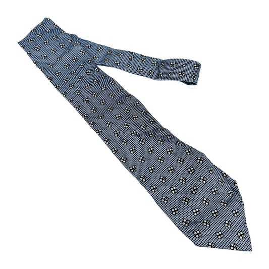 Ermenegildo Zegna Light Blue 'Geometric Pattern' Tie (Size Regular)