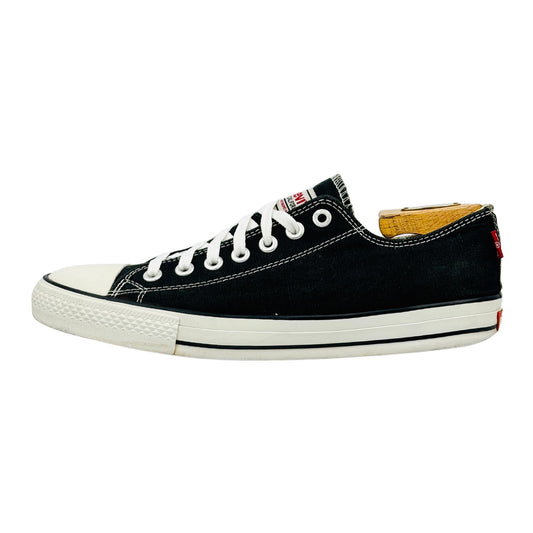 Levi's Men's Black Leather Sneakers (Size 43)