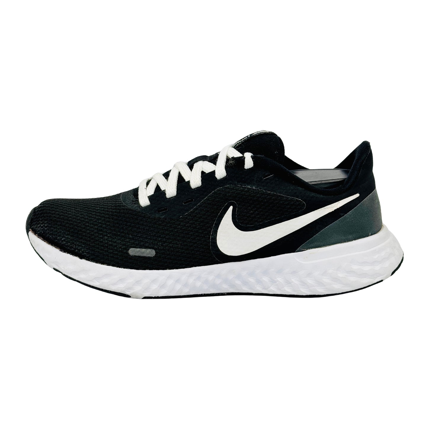 Nike Men's Revolution 5 Black White Sneakers (Size 41) - BQ3204-002