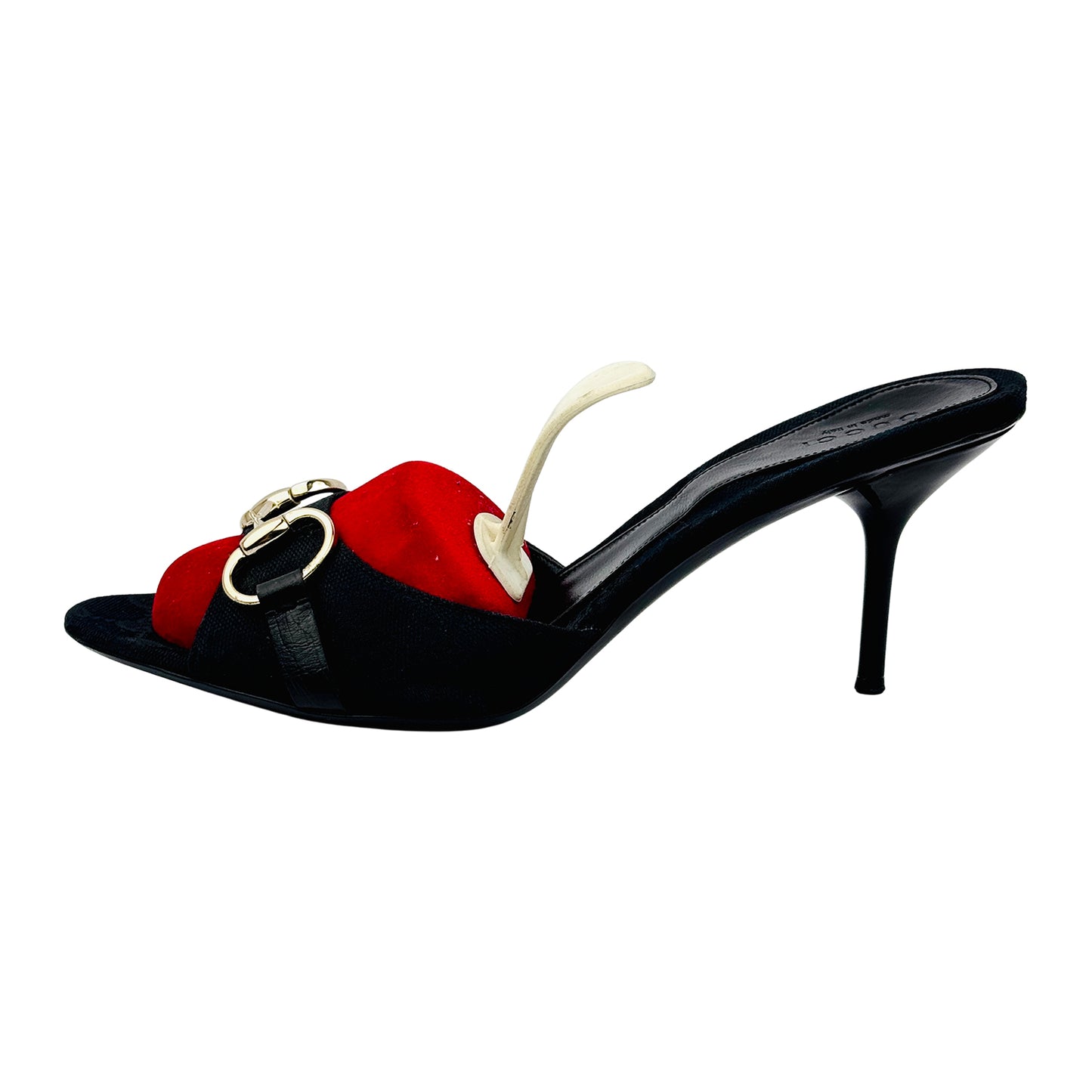 Image of Gucci Women's Black Horsebit Detail Heels (Size 39/39.5)