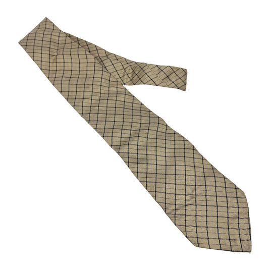 Burberry Beige Silk Tie (Size Regular)