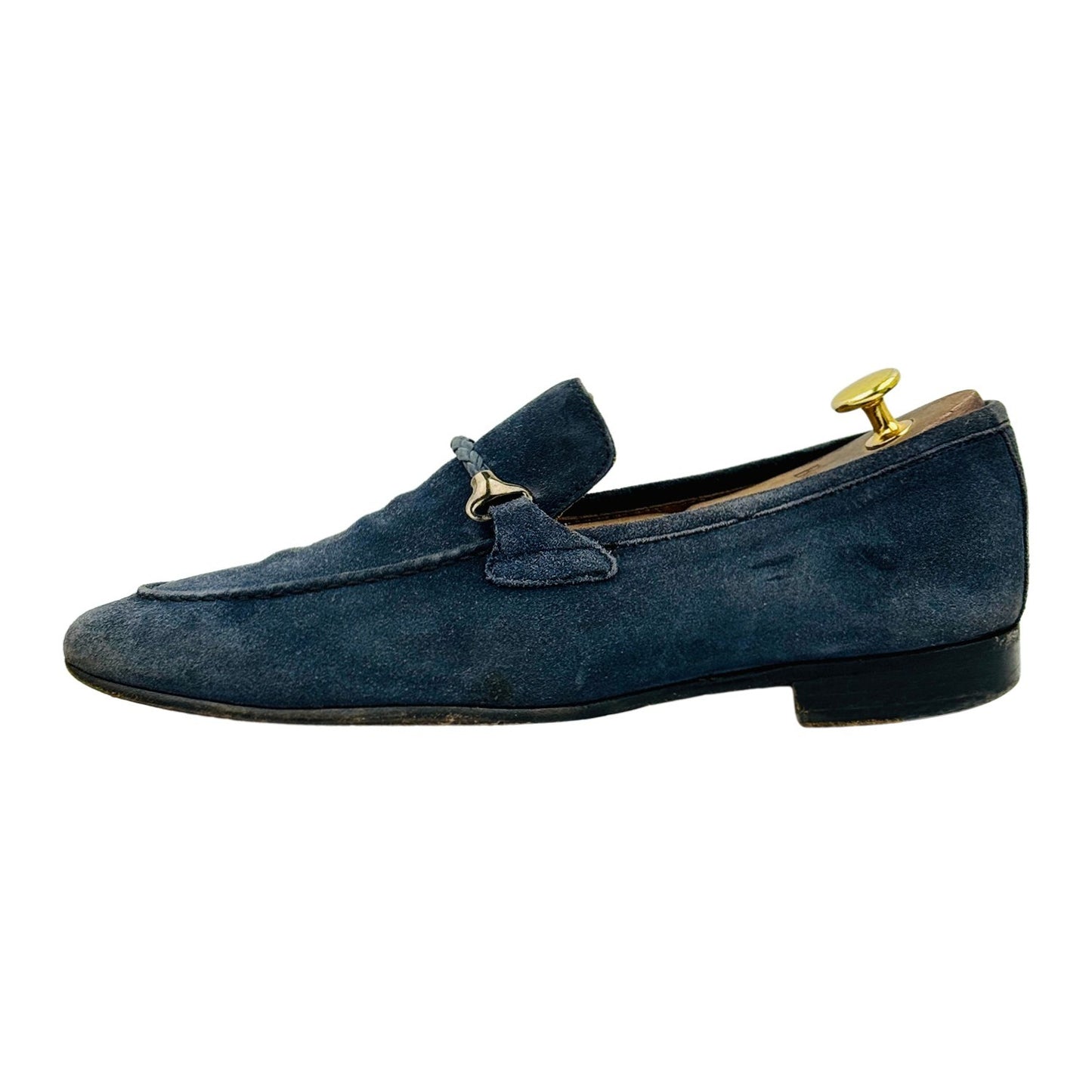 Berwick 1707 Navy Blue Blake Bit Loafers (Size 42)