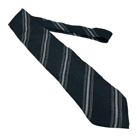 Giorgio Armani Dark Navy Silk Tie (Size Regular)
