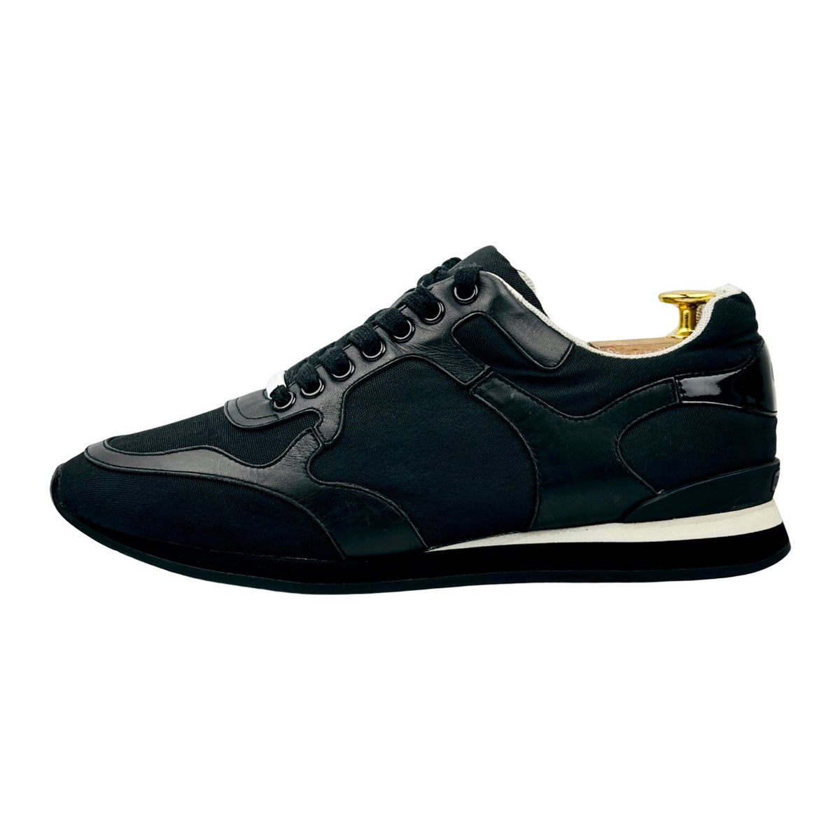 Dior Homme Black Leather Low Top Sneakers (Size 42/42.5)