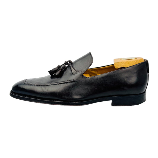 Hugo Boss Men's Brown Tassel Leather Loafers (Size 42.5/43)