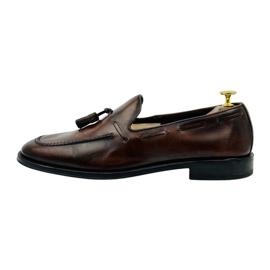 Massimo Dutti Men's Dark Brown Tassel Loafer (Size 42.5/43)
