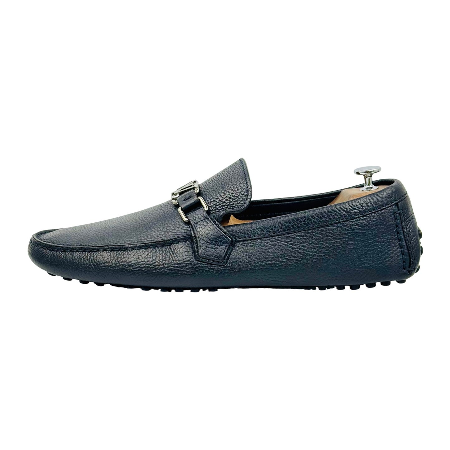 Louis Vuitton Hockenheim Navy Blue Loafers (Size 46)