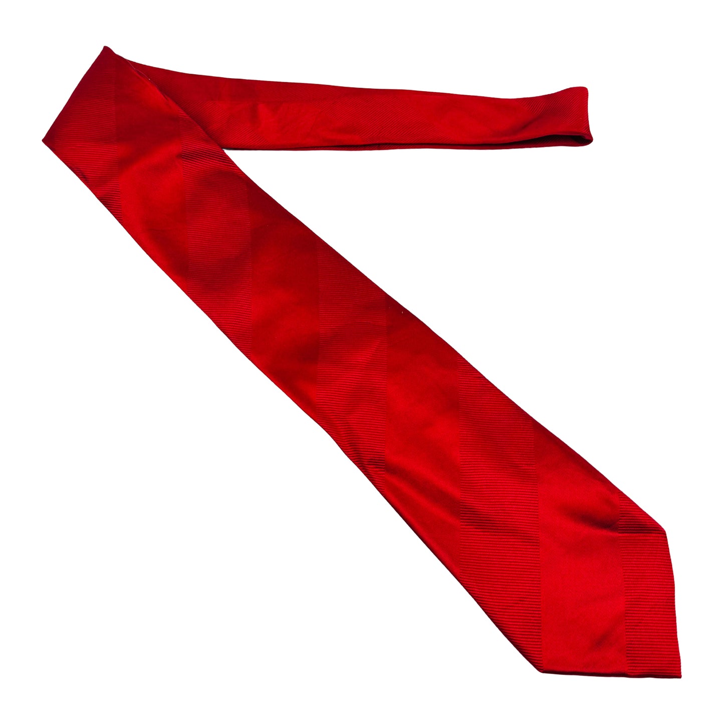 Donald J. Trump Signature Red 'Diagonal Stripes' Tie (Size Regular)