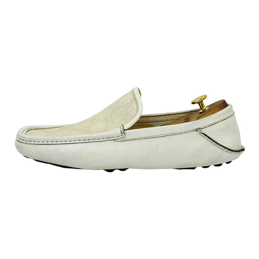 Gucci GG Canvas Driver 'Off White' Loafer (Size 42.5/43)