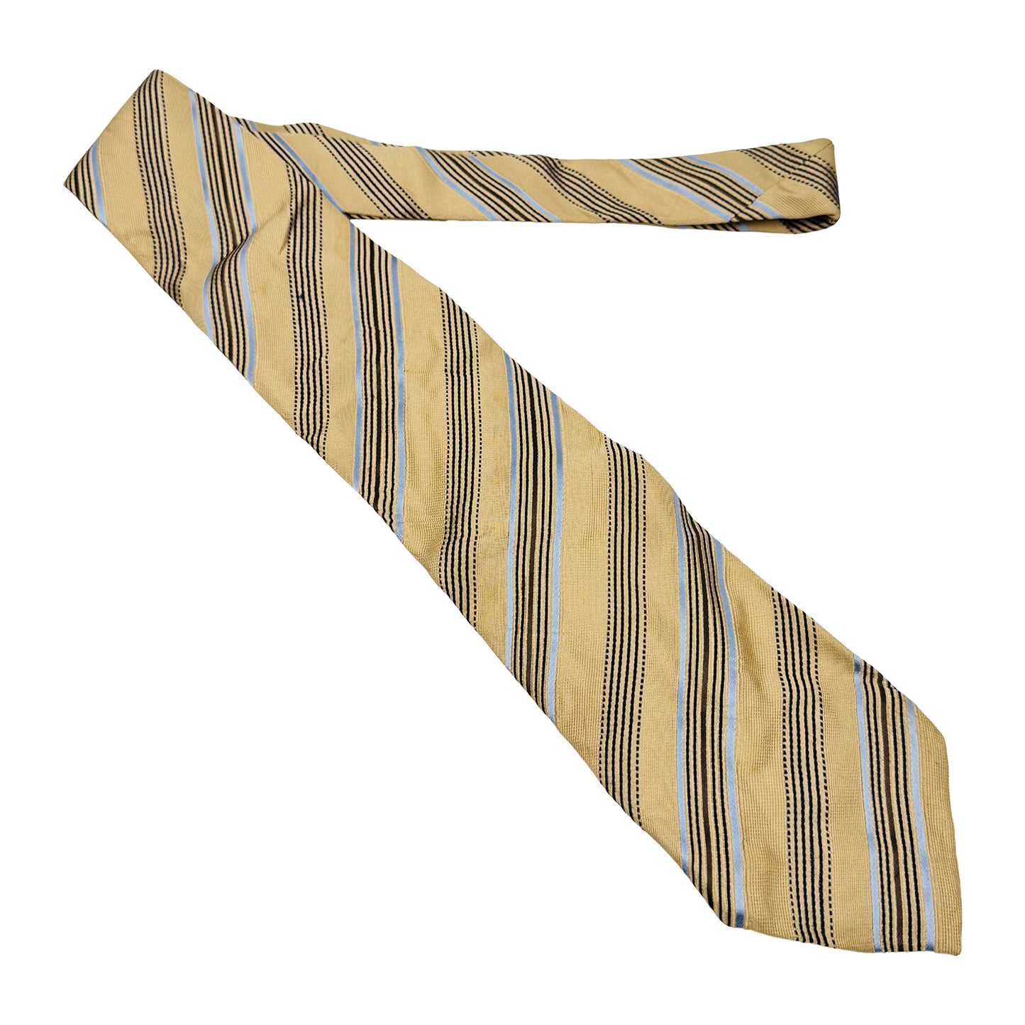 Giorgio Redaelli Beige 'Diagonal Stripes' Tie (Size Regular)