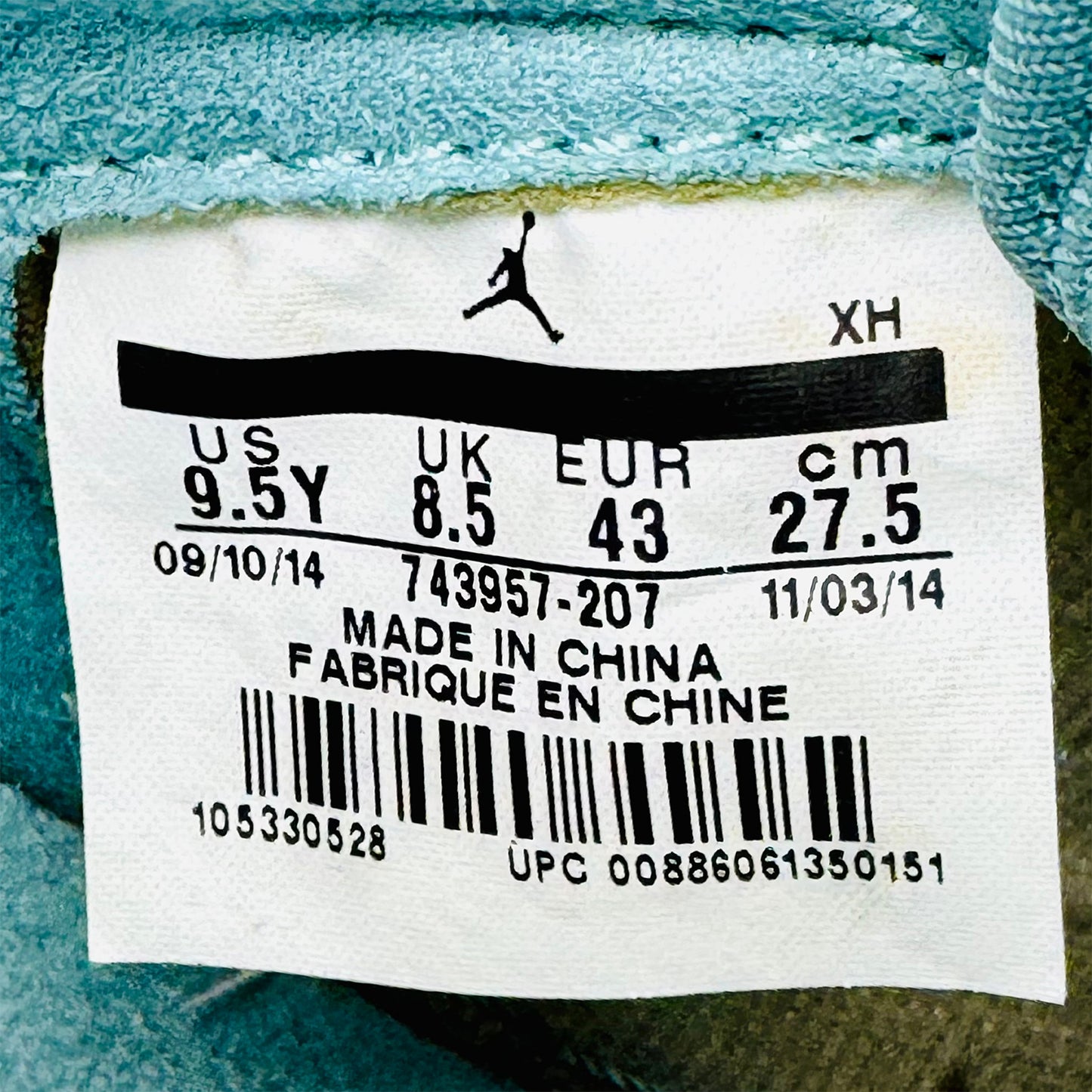 Nike Men's Air Jordan 1 'Sand Dune' Sneakers (Size 43) - 743957-207