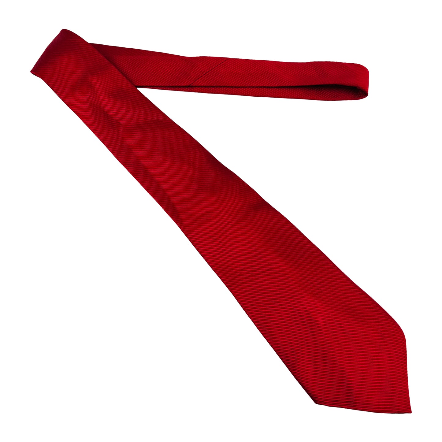 Lauren Ralph Lauren Bright Red 'Diagonal Stripes' Tie (Size Regular)