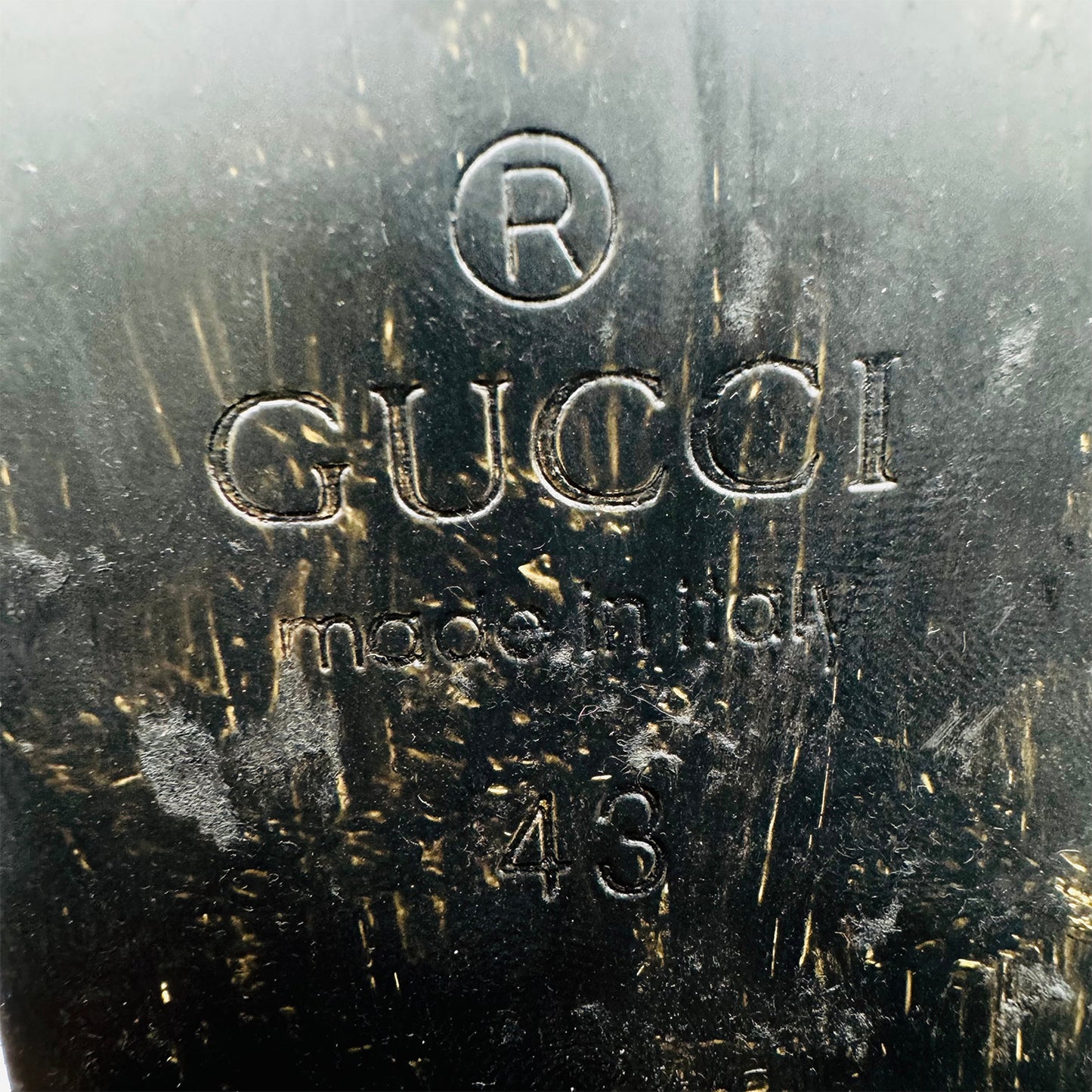 Gucci Men's Horsebit Black Leather Loafers (Size 43)