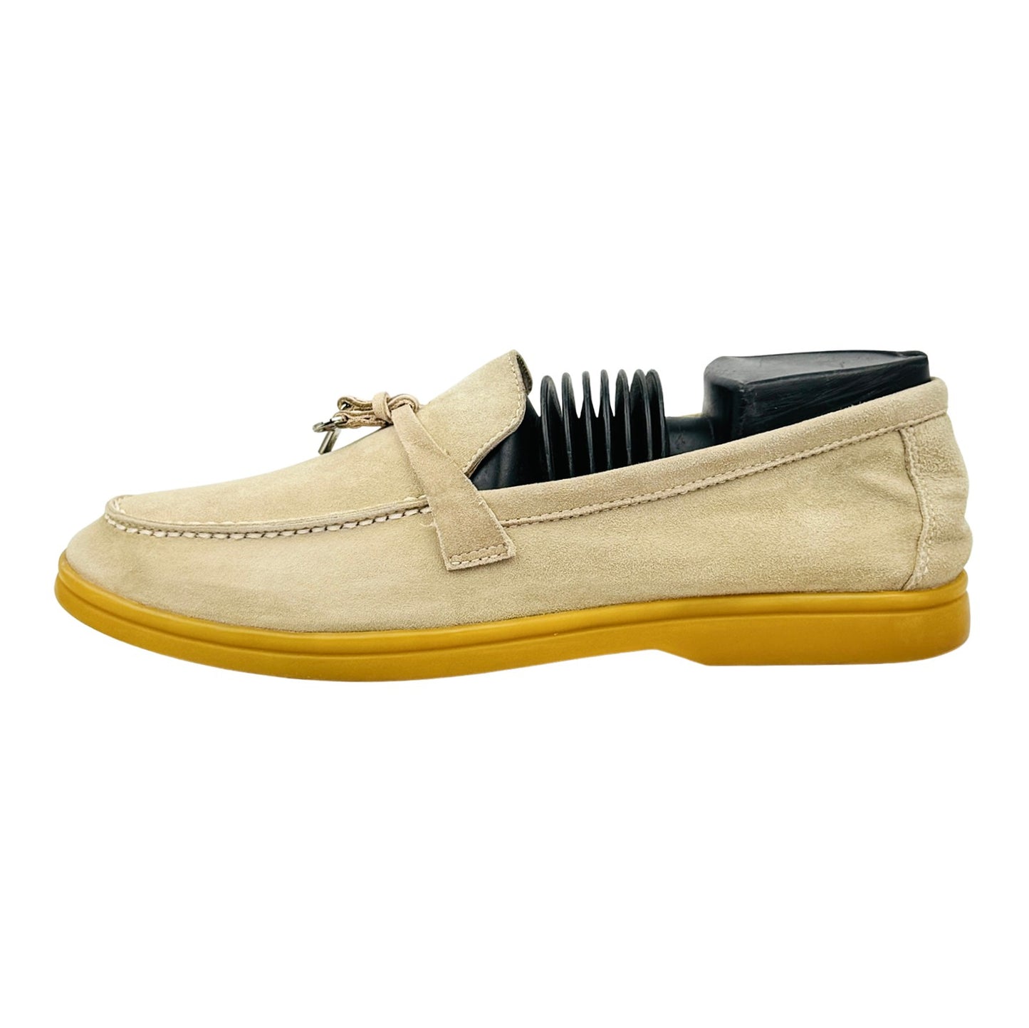 Loro Piana Summer Charms Walk Beige Loafers (Size 39) - L 53762