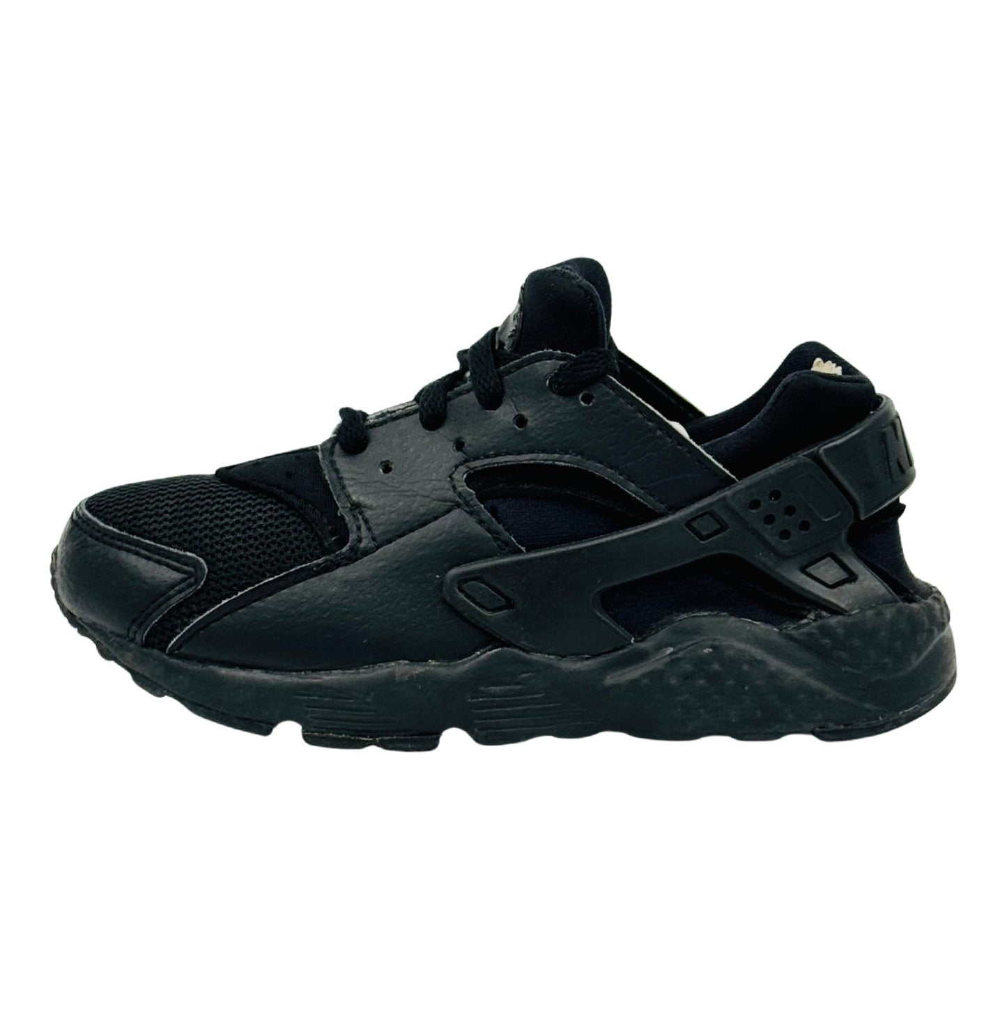 Nike Kid's Huarache Run Black Sneakers (Size 28.5) - 704949-016