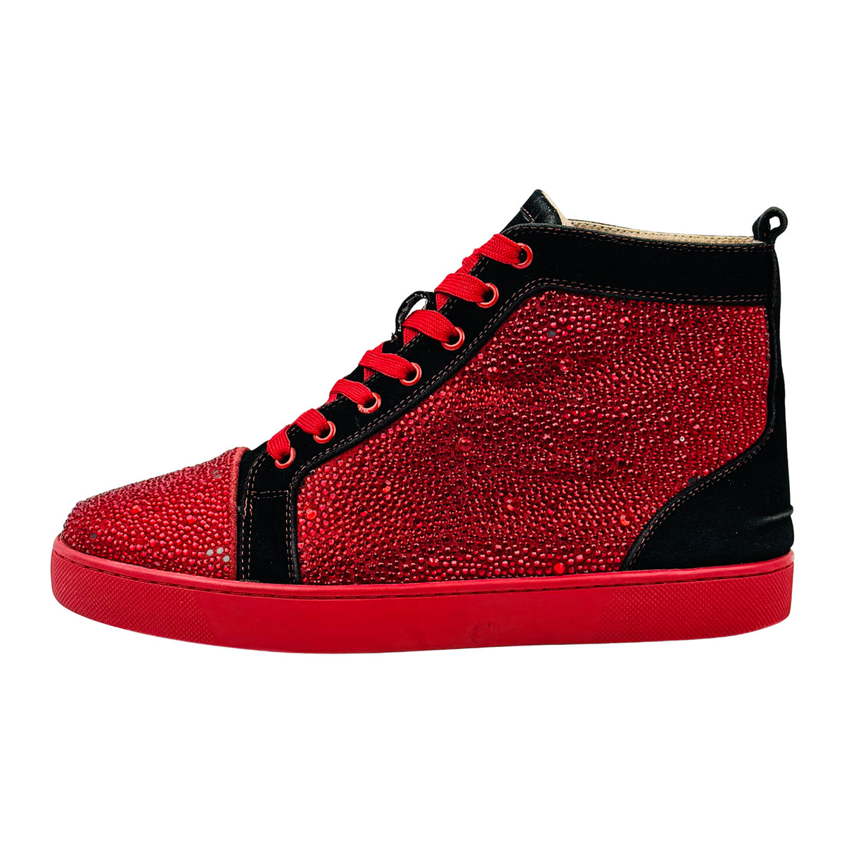 Christian Louboutin Louis Strass High Top Sneakers (Size 42)