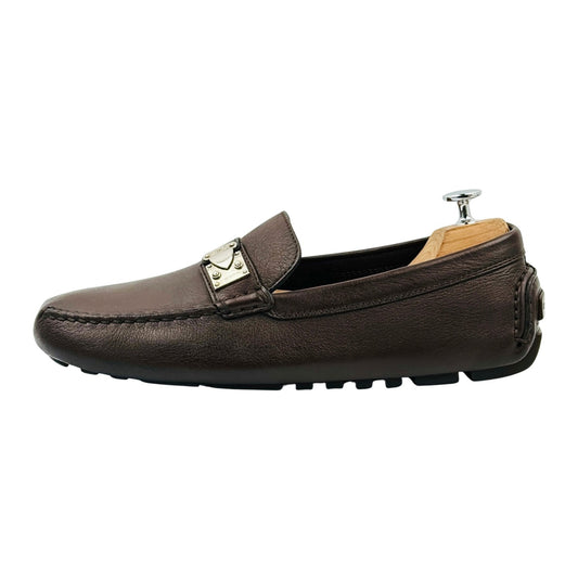 Louis Vuitton Lombok Brown Leather Loafers (Size 42.5)
