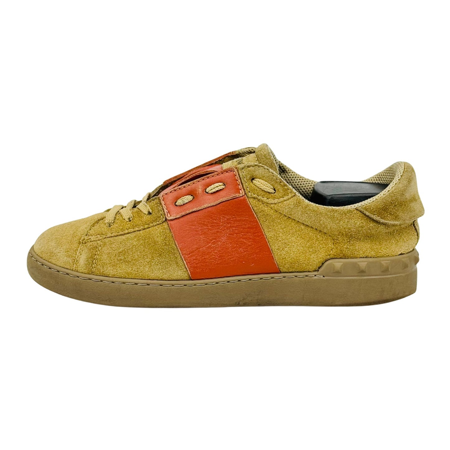 Valentino Garavani Tan Suede Sneakers (Size 40/40.5)