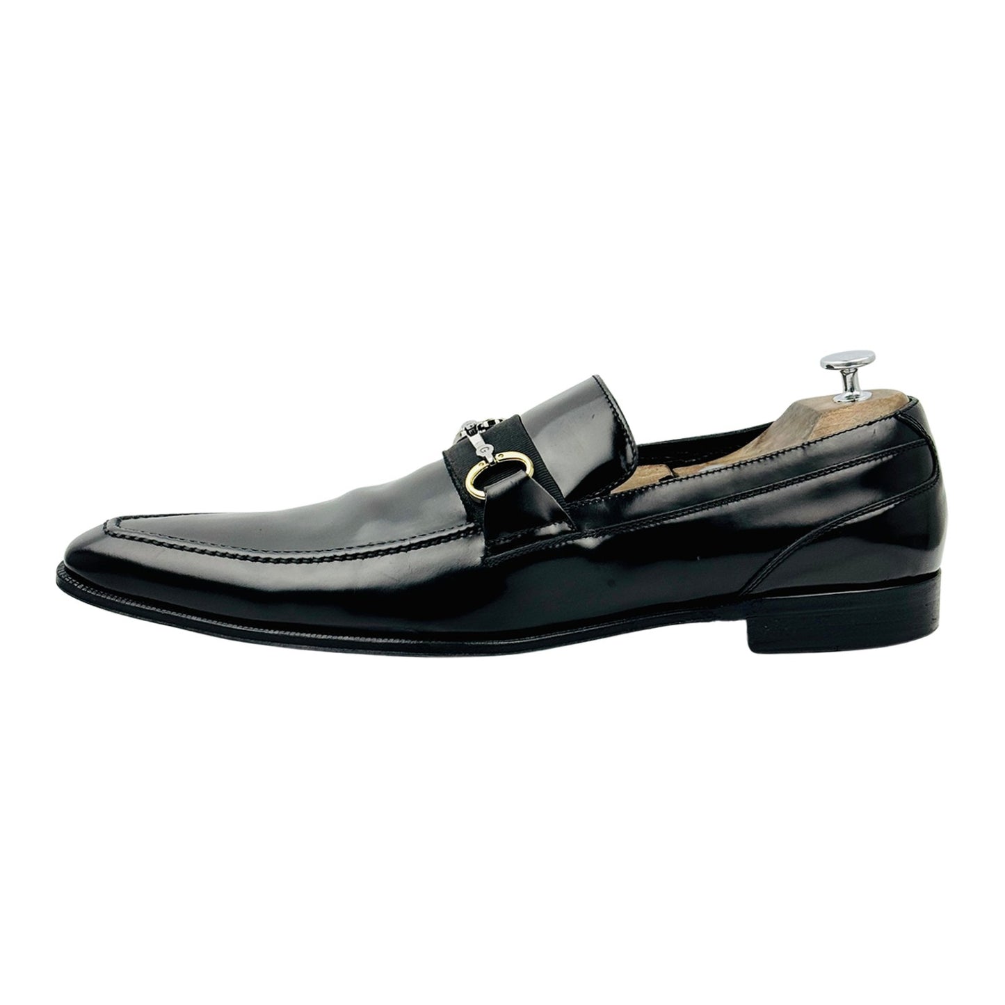 Dolce & Gabbana Black Square Toe Loafers (Size 46/46.5)