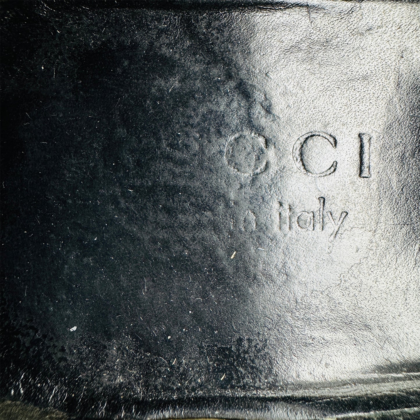 Gucci Black Interlocking G Shoes (Size 42.5) - 114416