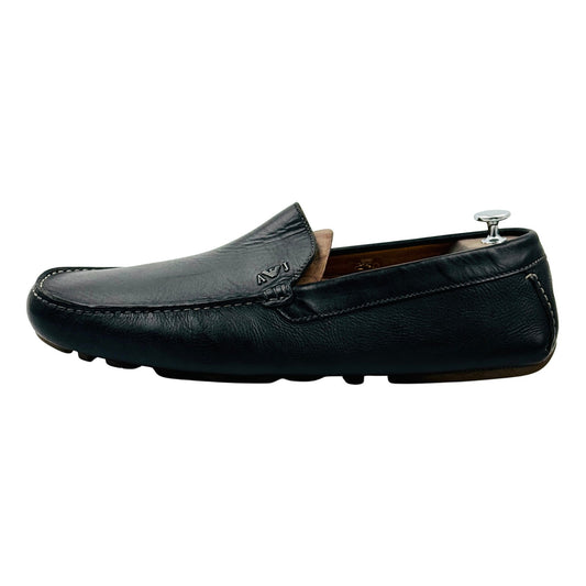 Armani Jeans Men's Black Driving Loafers (Size 45.5)
